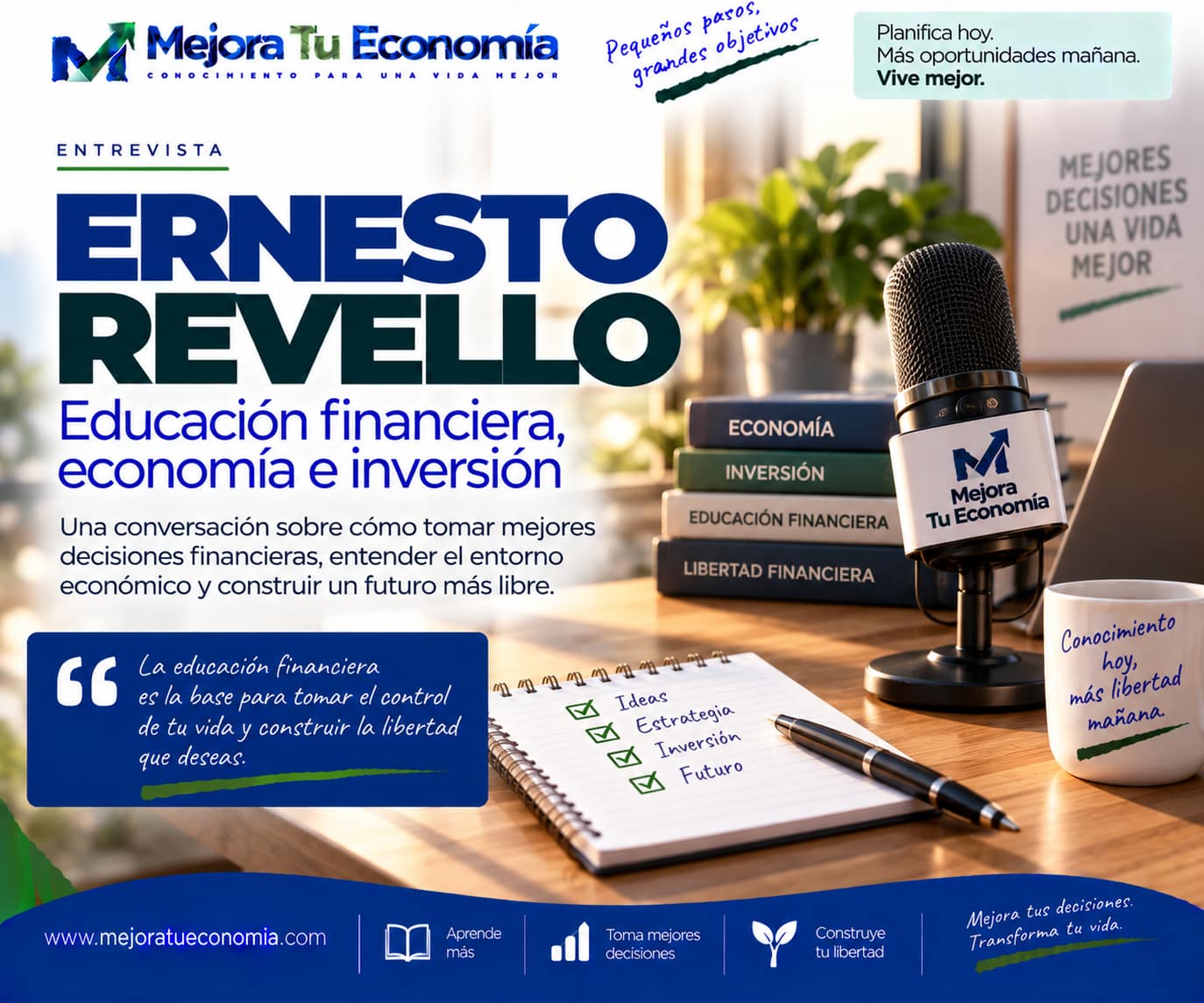 Ernesto Revello en Mejora Tu Economía