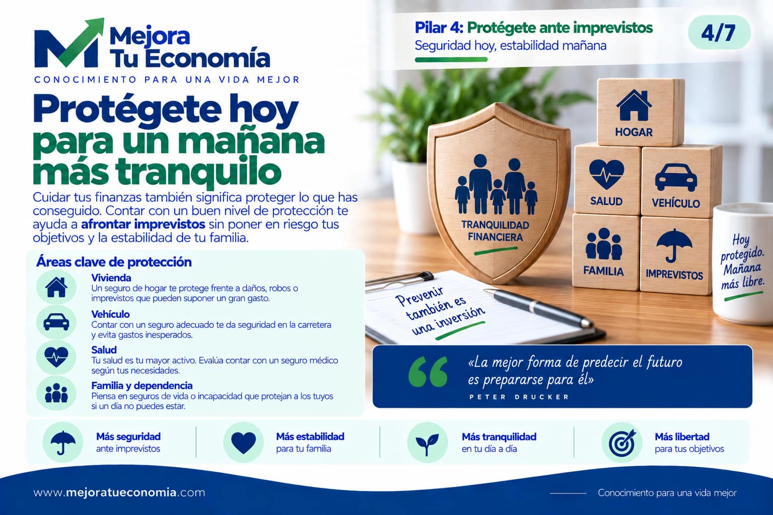 Protégete frente a imprevistos para cuidar tus finanzas