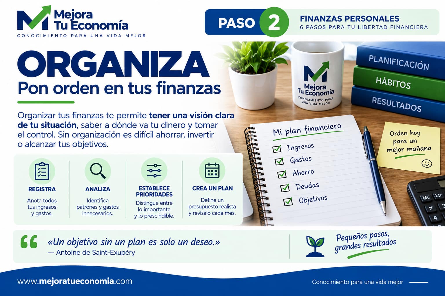 ORGANIZA: pon orden en tus finanzas personales