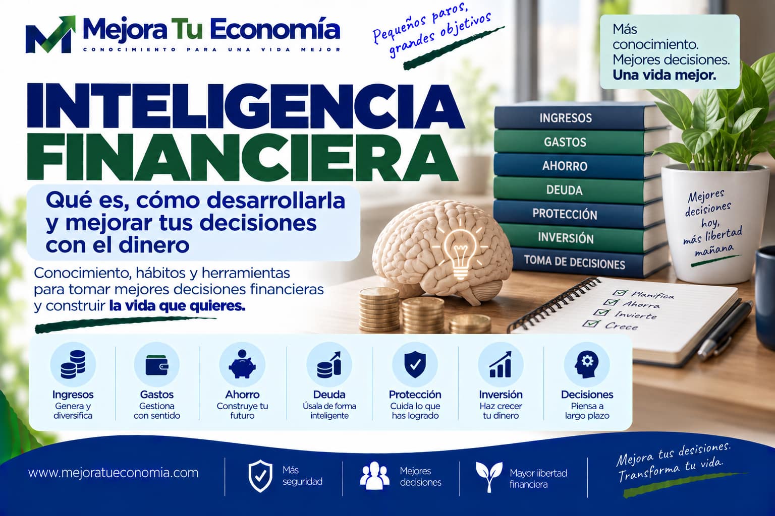Inteligencia financiera: qué es y cómo mejorar tus decisiones con el dinero