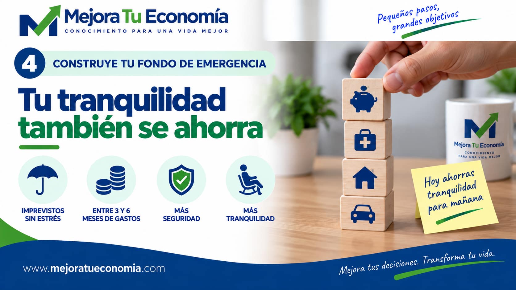Construye tu fondo de emergencia
