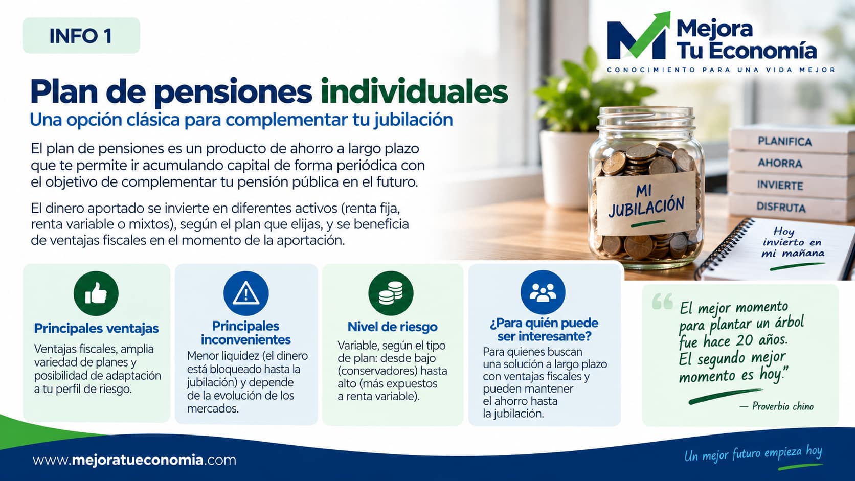 Claves para empezar a preparar y ahorrar para la jubilación