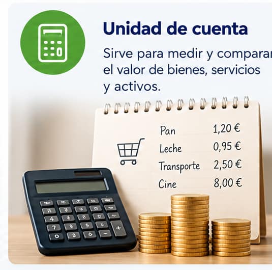 Unidad de cuenta: medir y comparar el valor de bienes, servicios y activos