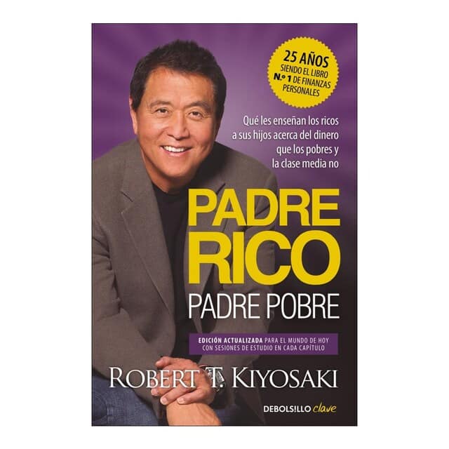 Cubierta original del libro Padre rico, padre pobre: reseña, ideas clave y análisis MTE