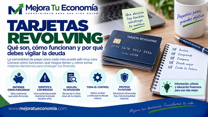 Tarjetas revolving: qué son, cómo funcionan y por qué debes vigilar la deuda