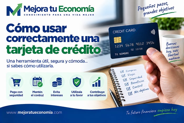 Cómo usar correctamente una tarjeta de crédito y evitar problemas financieros