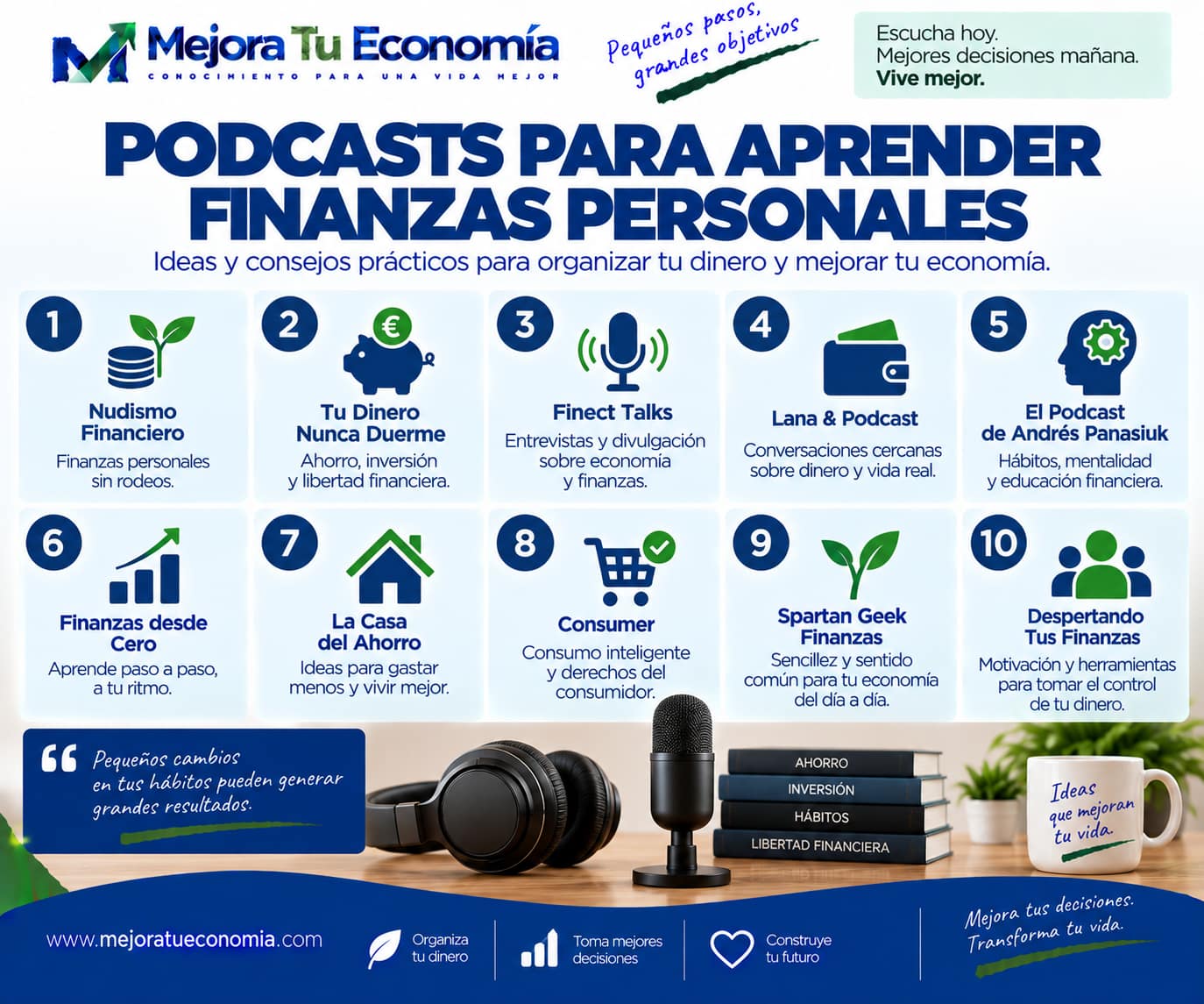 Podcasts para aprender sobre finanzas personales