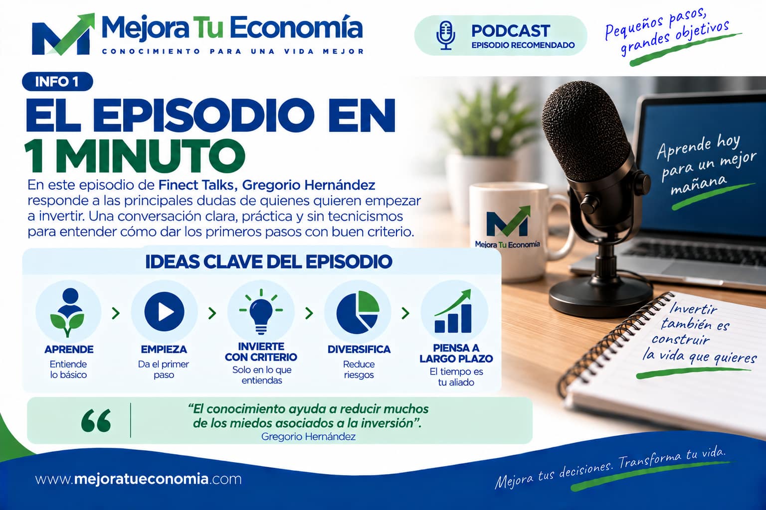 El episodio en 1 minuto: cómo invertir desde cero